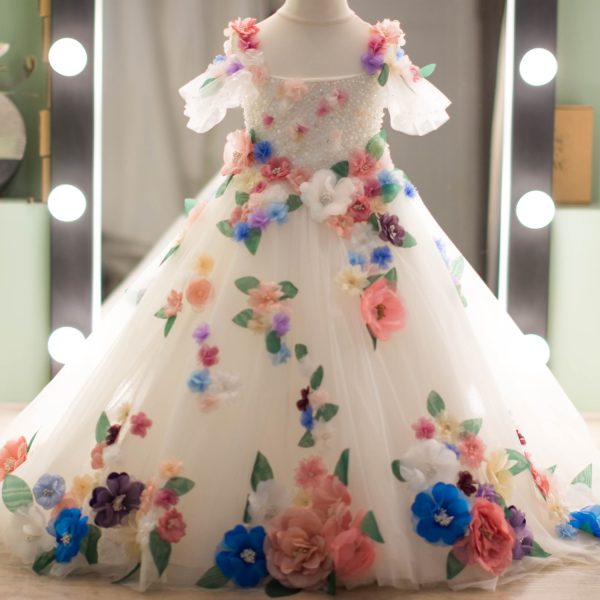 mini robe de mariée enfant 6
